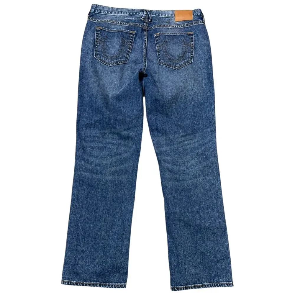 True Religion Rumer Loose Relaxed Straight Mid Rise Jeans 29
